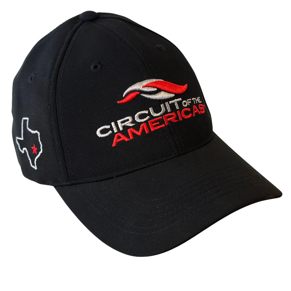 Circuit of the Americas Snapback Hat OSFM Black COTA F1 Racetrack Main Gate NWT